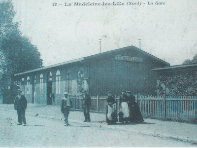 L'ancienne gare au début du XXème siècle © Archives municipales fonds Syndicat d'Initiative