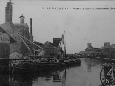 Carte postale ancienne de l'usine Kuhlmann © Archives municipales - Fonds Christian Janssens