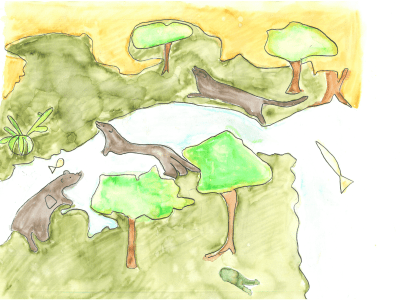 Moyen Âge : la vallée et le marais amènent une abondance de ressources naturelles autour de la rivière : eau, faune, flore et ressources minérales. Cette abondance favorise la croissance et le renouvellement rapide des cultures.