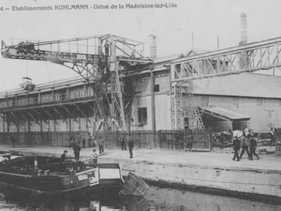 Photo ancienne de l'usine Kuhlmann © Archives municipales - Fonds Christian Janssens
