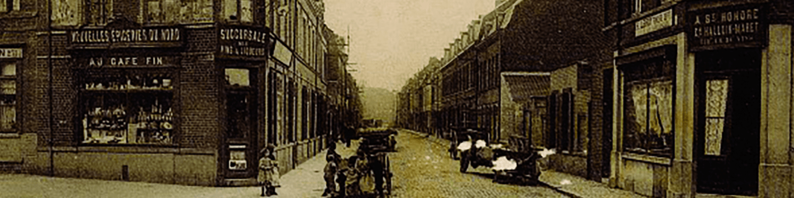 La façade de l'épicerie NEN entre la fin des années 20 et le début des années 30 © Archives municipales - Fonds Christian Janssens